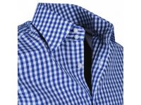 Tiroler blouse Sep blauw 3L