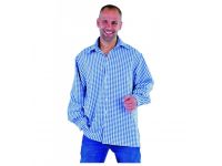 Tiroler blouse Marcus blauw 43 44
