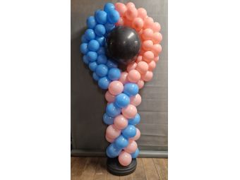Gender Reveal zuil rond