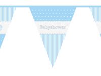 Babyshower vlagenlijn Jongen 10m