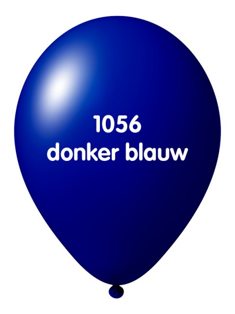 Onbedrukte ballonnen 10 st D Blauw foto