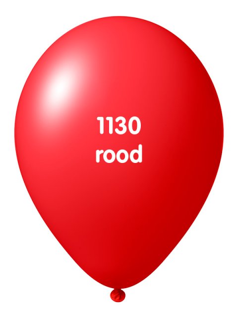Onbedrukte ballonnen 10 st Rood foto