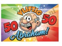 Abraham schild 3D rainbow