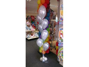 Metalic ballonnen met helium
